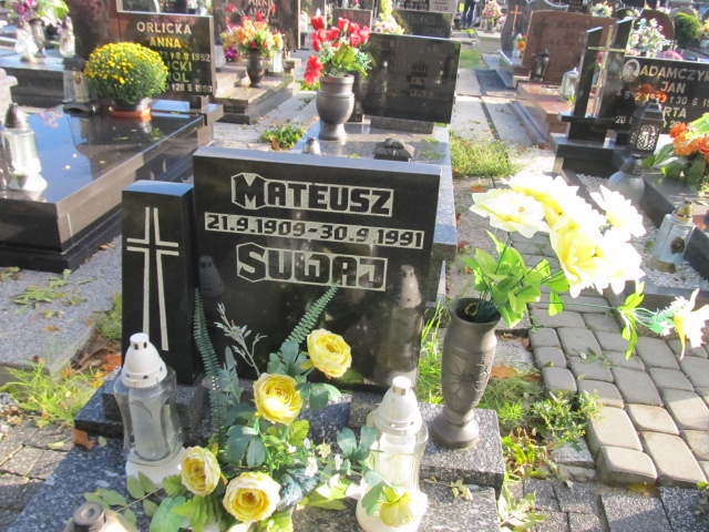 Mateusz Suwaj 1909 Wodzisław Śląski Kokoszyce - Grobonet - Wyszukiwarka osób pochowanych